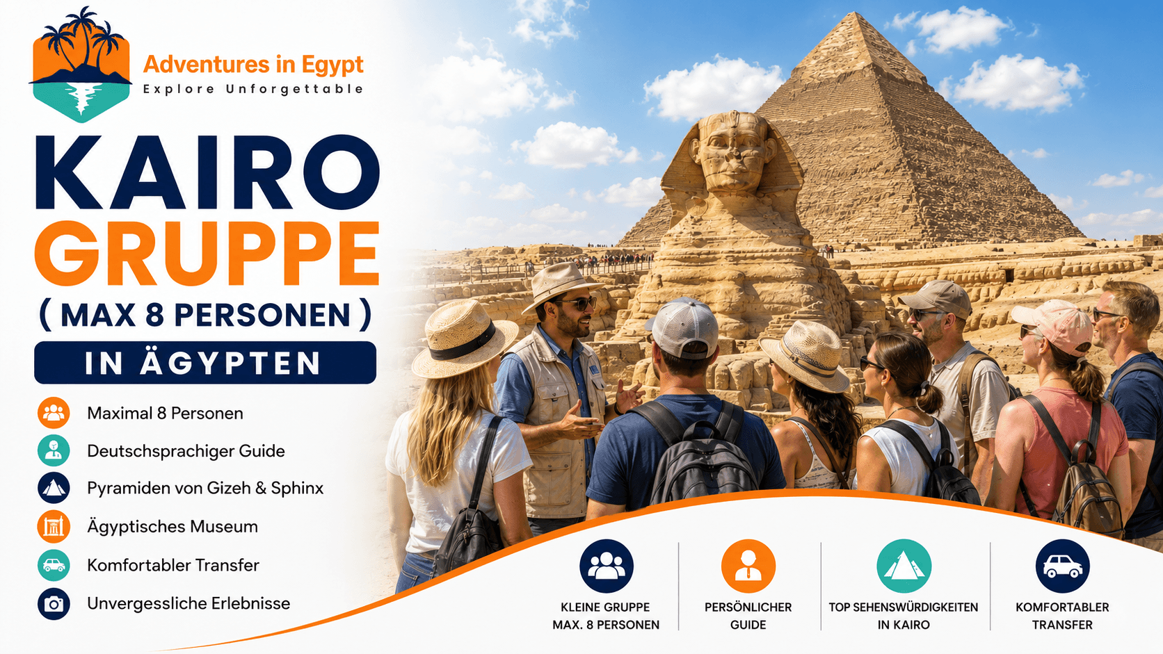 Kairo Tour Gruppe