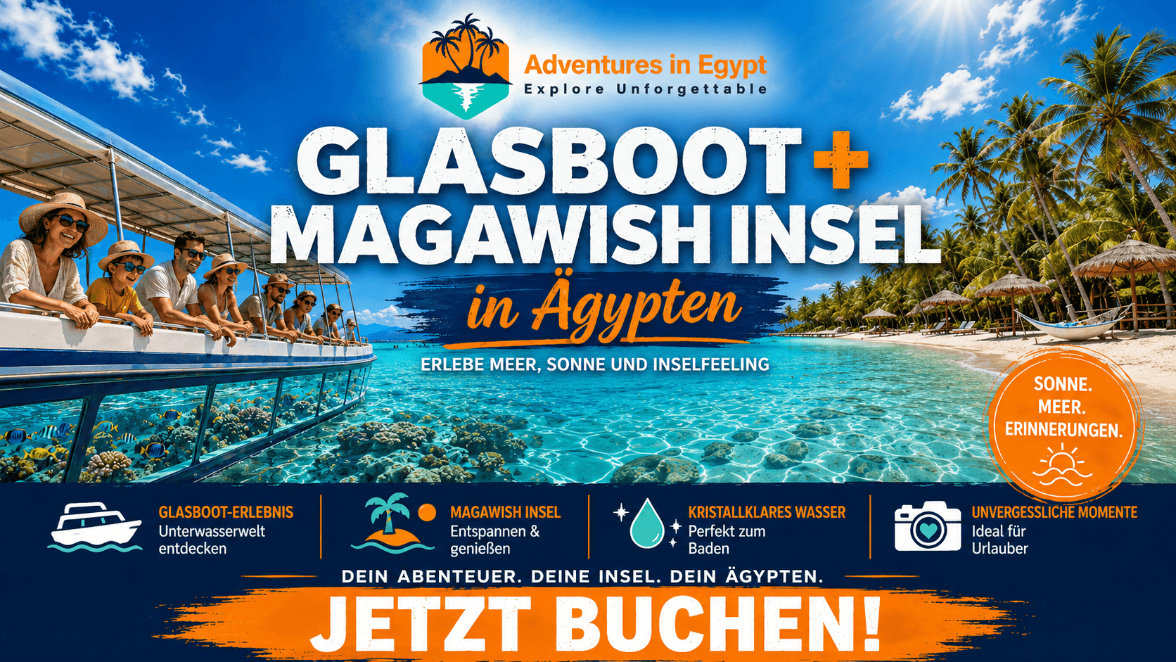 Magawish Island + Glassboat